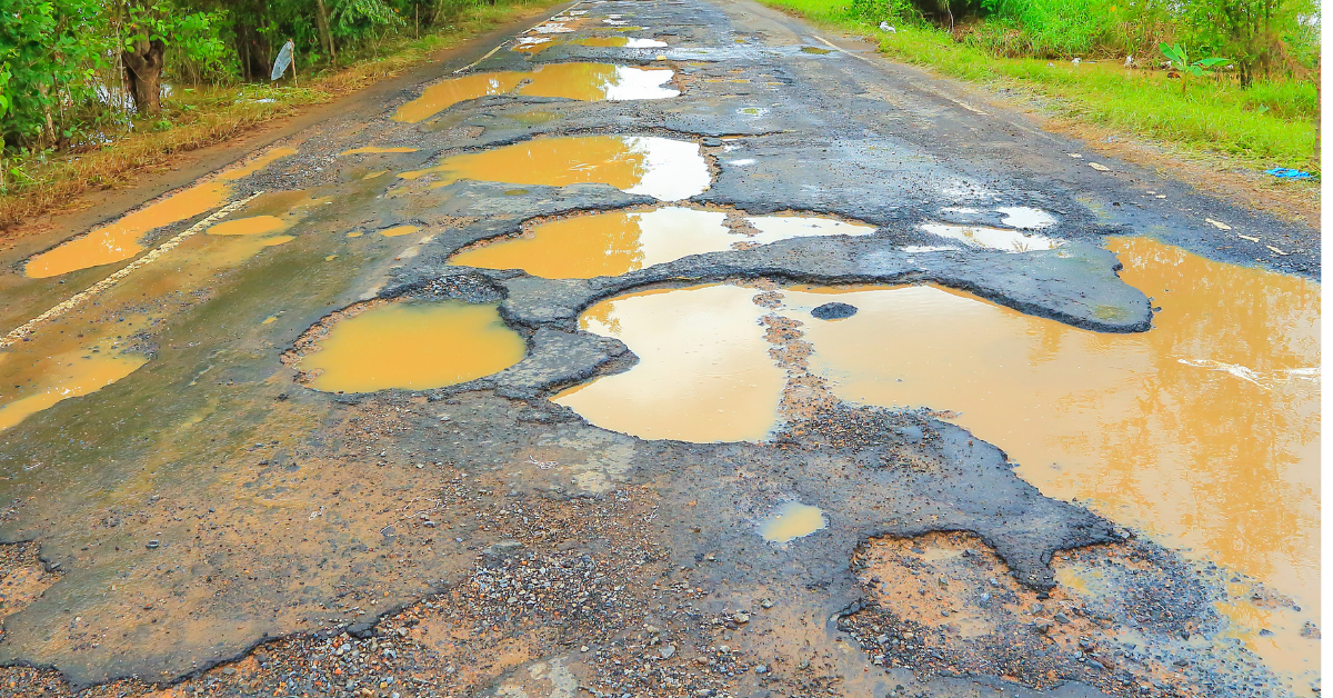 Drinking from Polluted Potholes